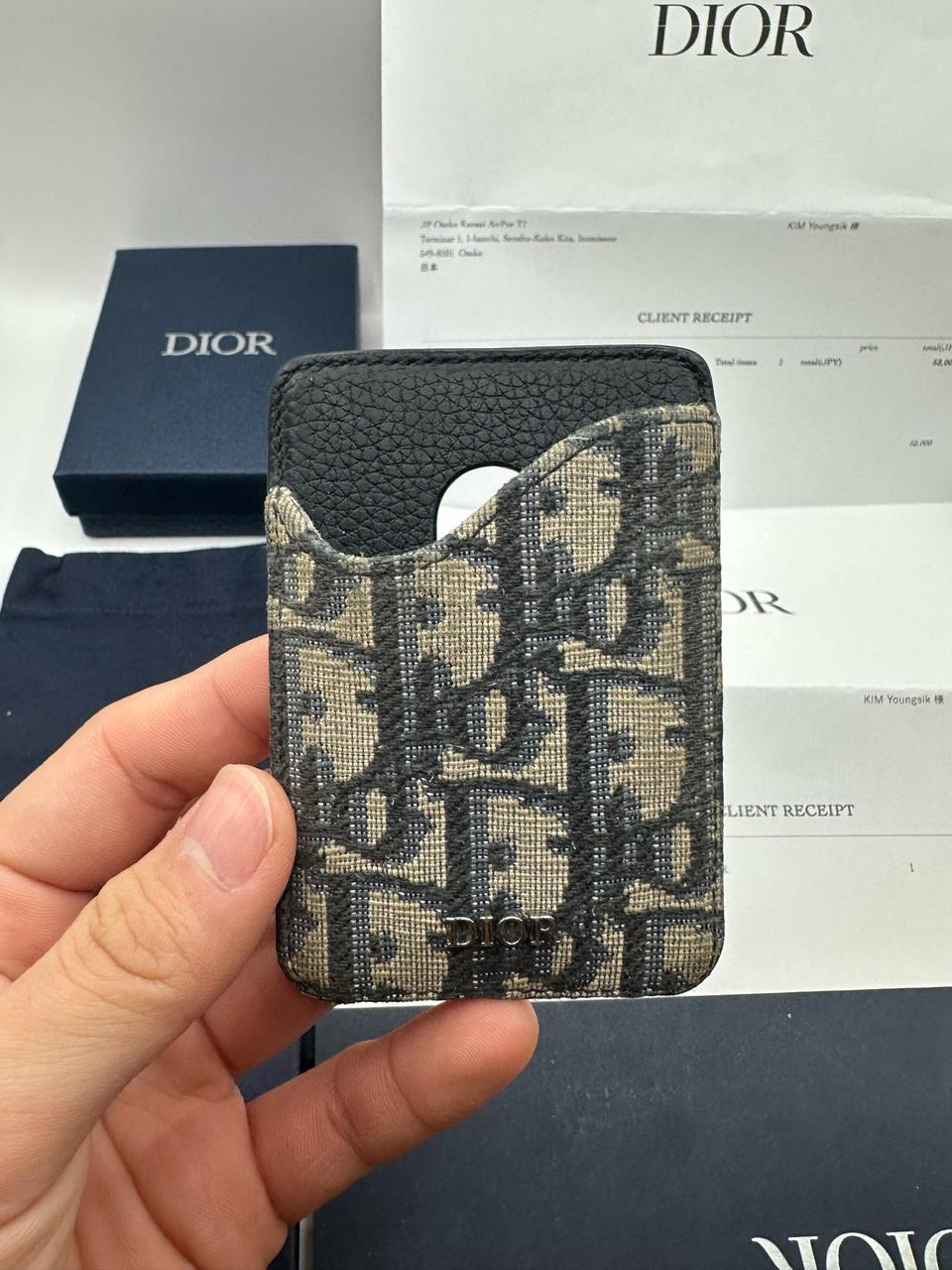 디올 오블리크 맥세이프 카드지갑