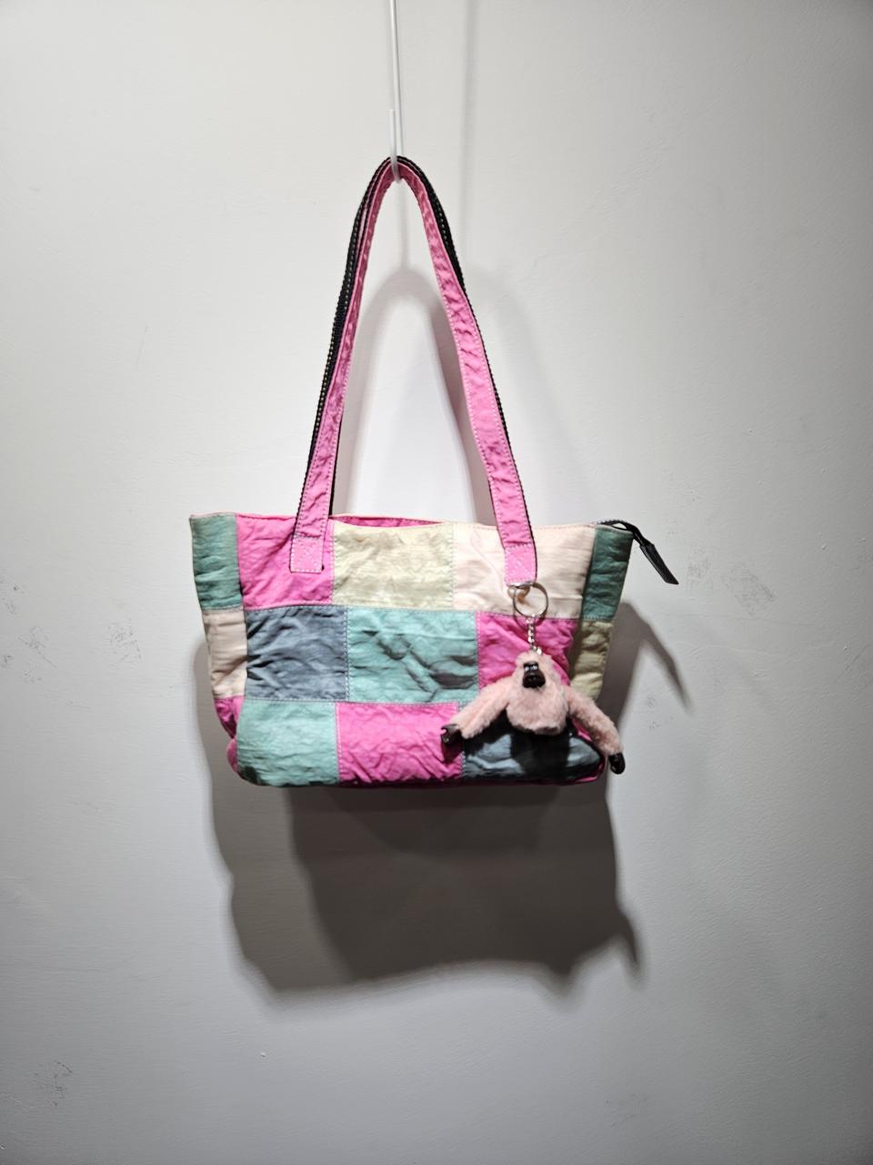 키플링(KIPLING) 색동저고리 패치워크 토드백