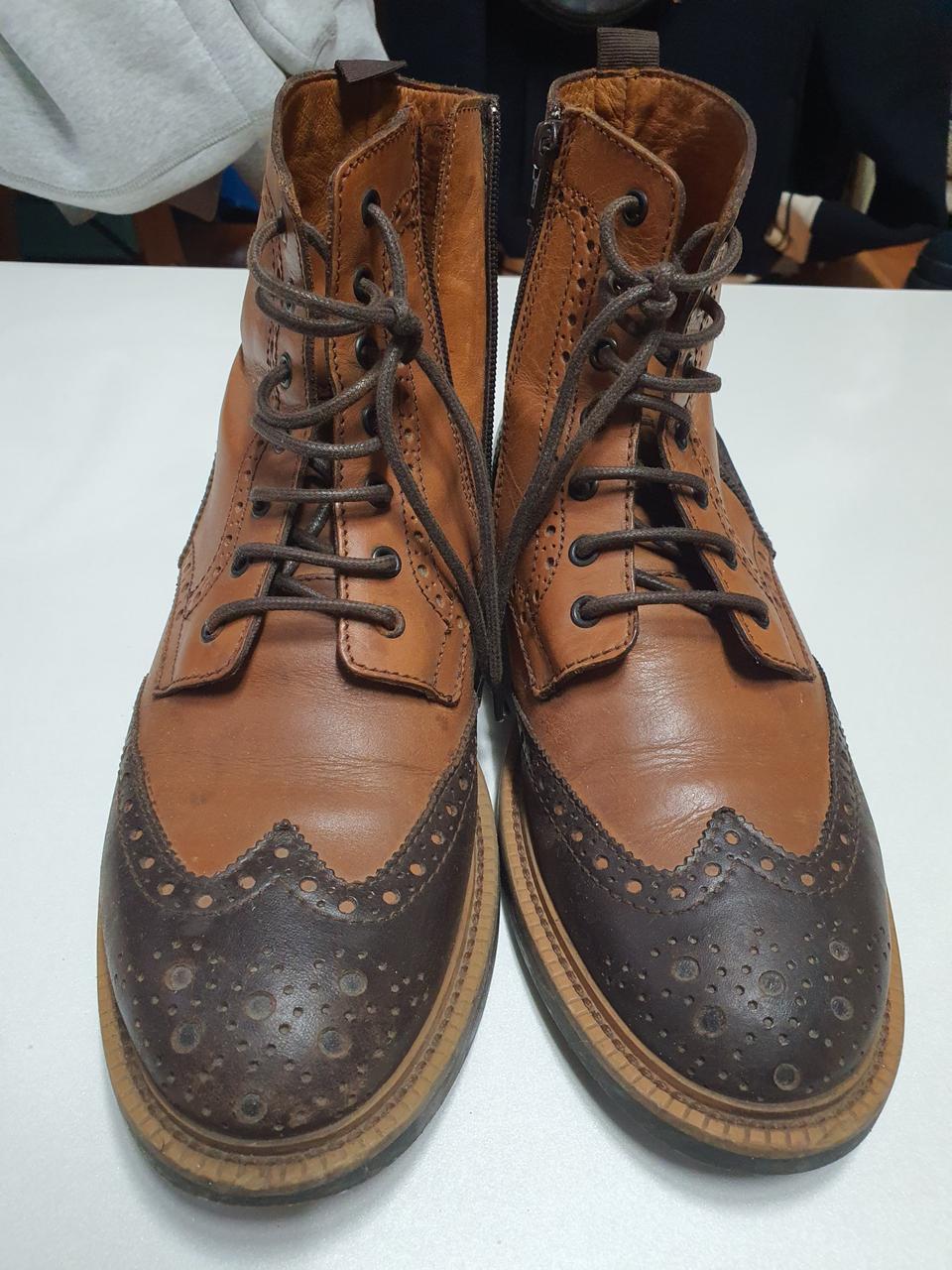 이태리 수제화 윙탑슈즈 270