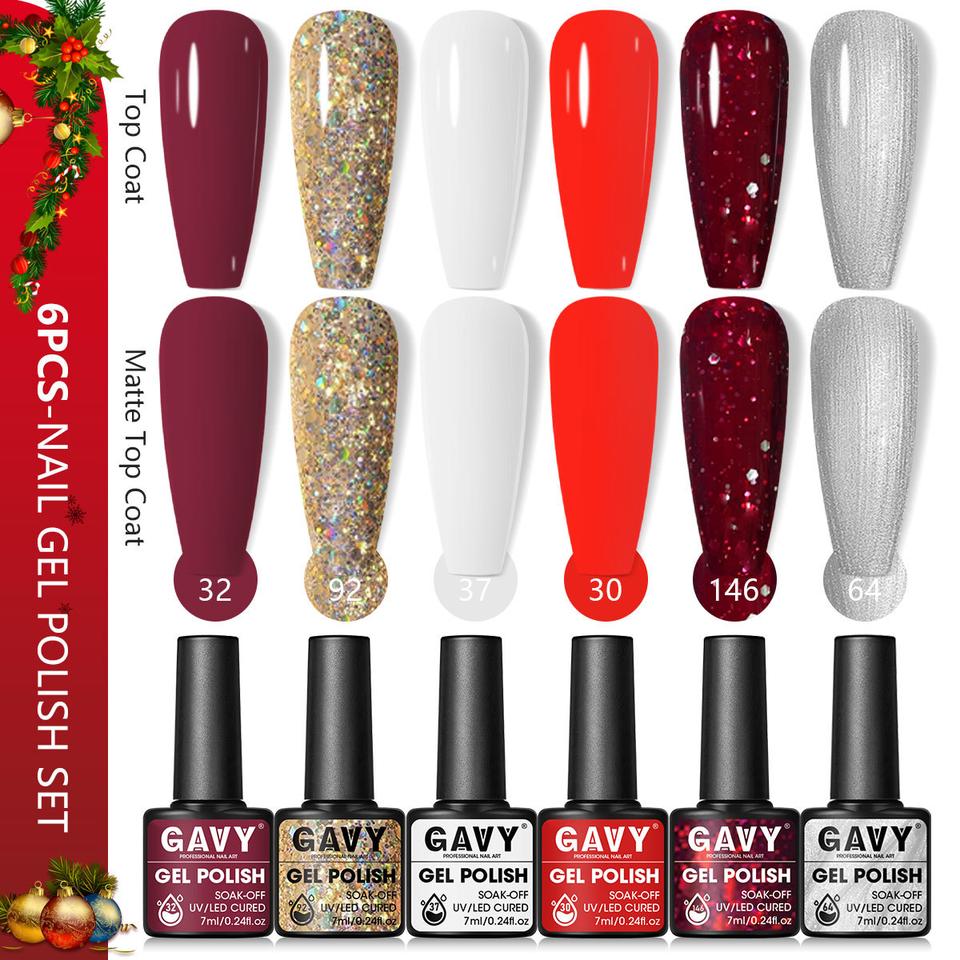 미니6종_골드 실버 글리터 컬러젤네일 6종 세트