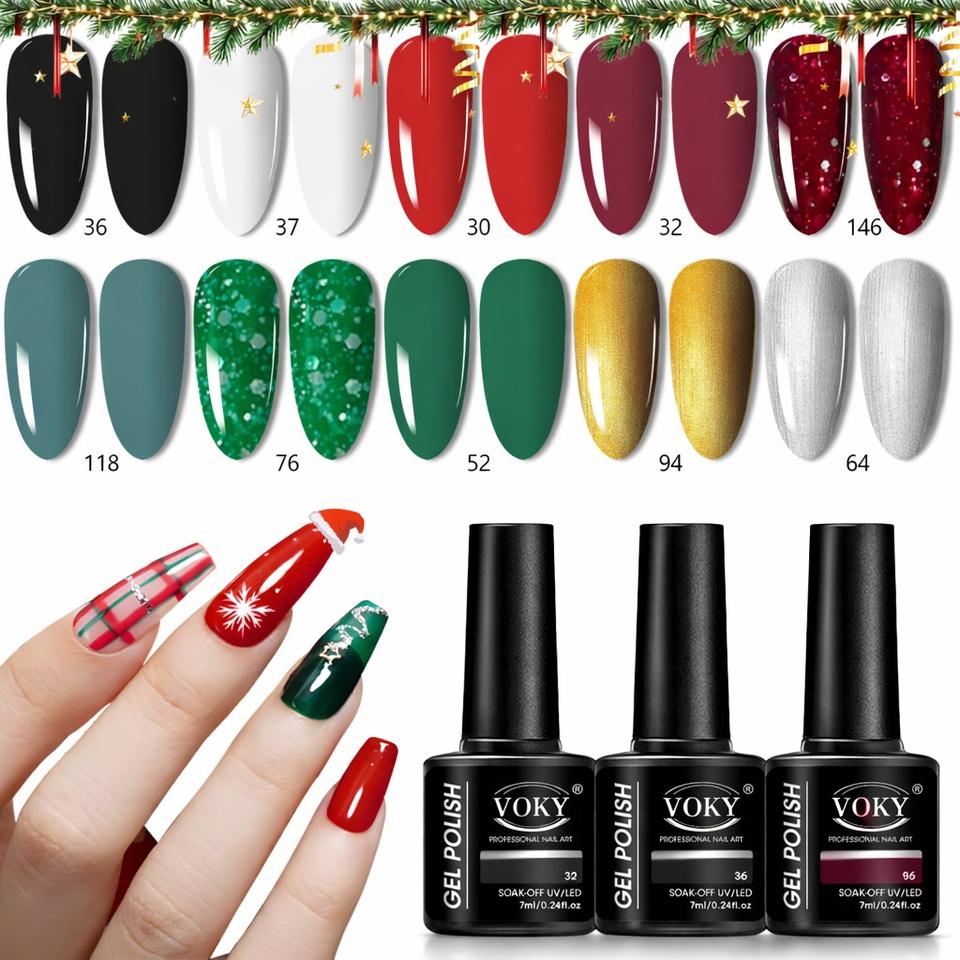 미니10종_글리터 골드 실버 컬러젤네일 10종 세트