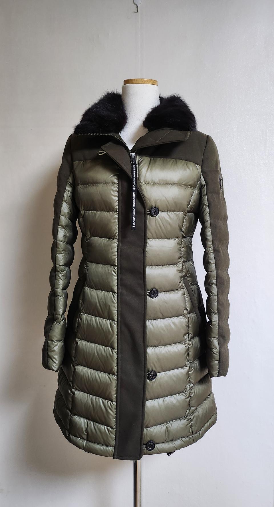 W.ANGLE  덕다운 롱패딩 90