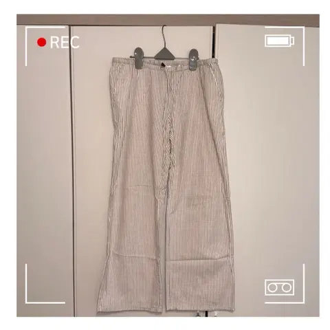 H&M 스트라이프 여름 바지 M