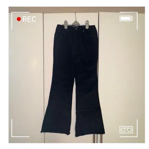 밀리언코르 코듀로이 부츠컷 루즈 팬츠 XL