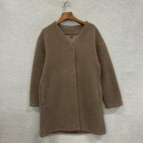 유니클로 캐주얼 양털 롱 플리스 후리스 자켓 M A03615