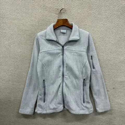 콜럼비아 아웃도어 자수로고 플리스 후리스 집업 M A03578