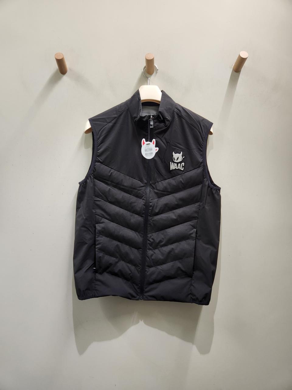 새상품 )WAAC 왁 골프 남성 퀼팅 패디드 풀집업  골프 조끼 겨울