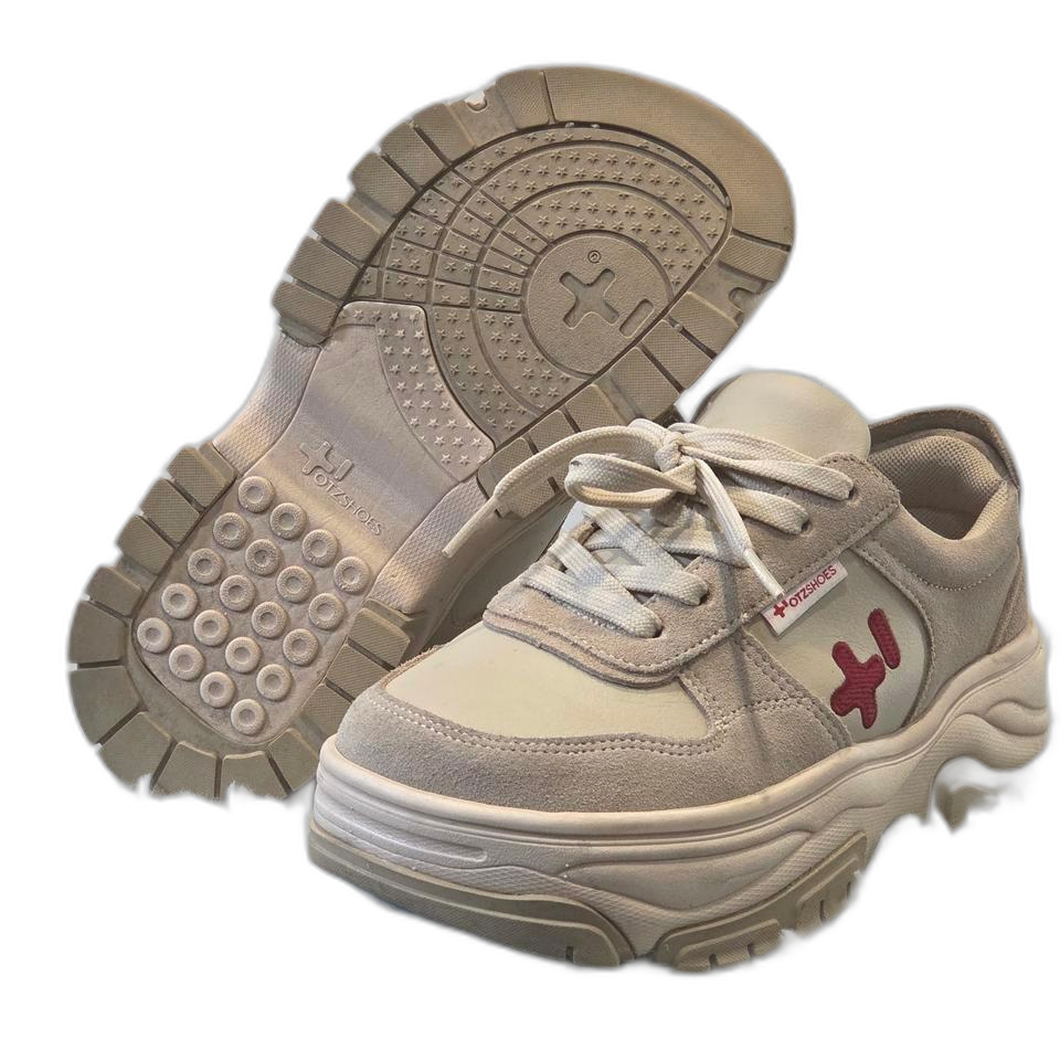 1w-10:OTZ SHOES오티지슈즈 플랫폼 스니커즈 다크 베이지 220