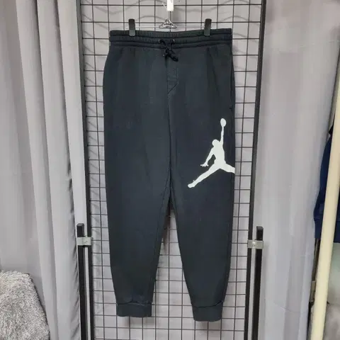 나이키 조던 바지 점프맨 로고 플리스 기모 조거 팬츠 공용 80