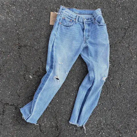 [28] 리바이스 501 사이드 에이징 연청 데님