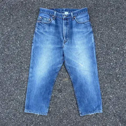 [32] 90s 리바이스 501 스트레이트 중청 데님