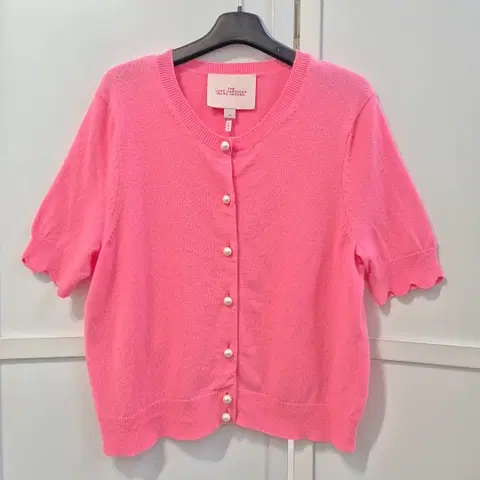 마크제이콥스 캐시미어100 반팔 니트 가디건