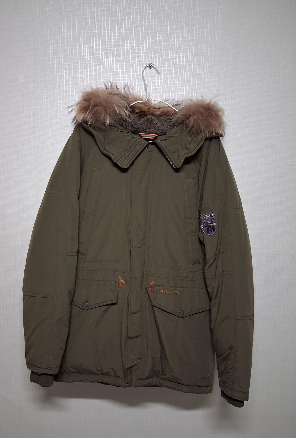 블랙야크 U YS 카키 구스 다운 자켓 100