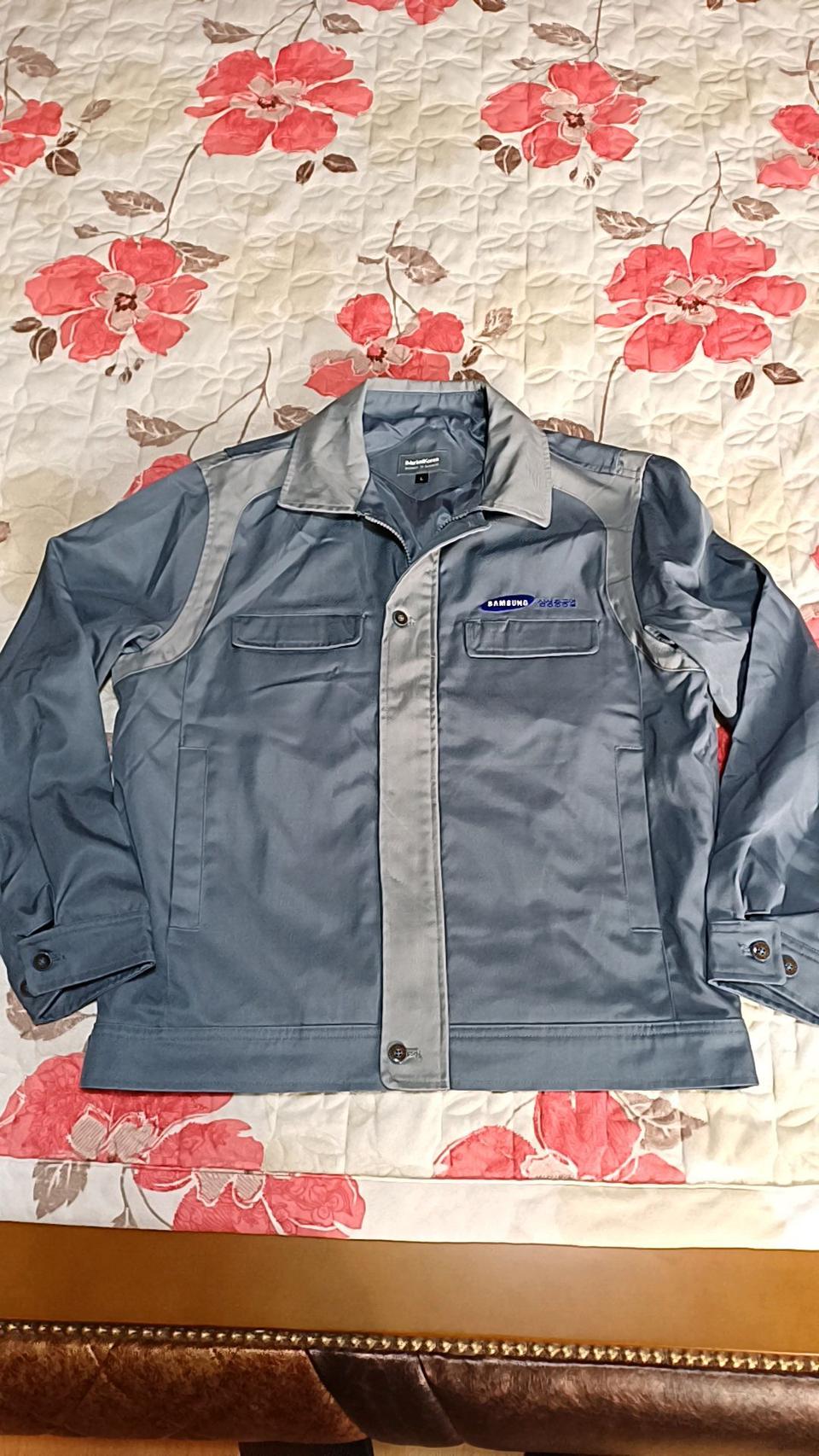 삼성중공업 미사용 작업복 100 가슴58 기장66