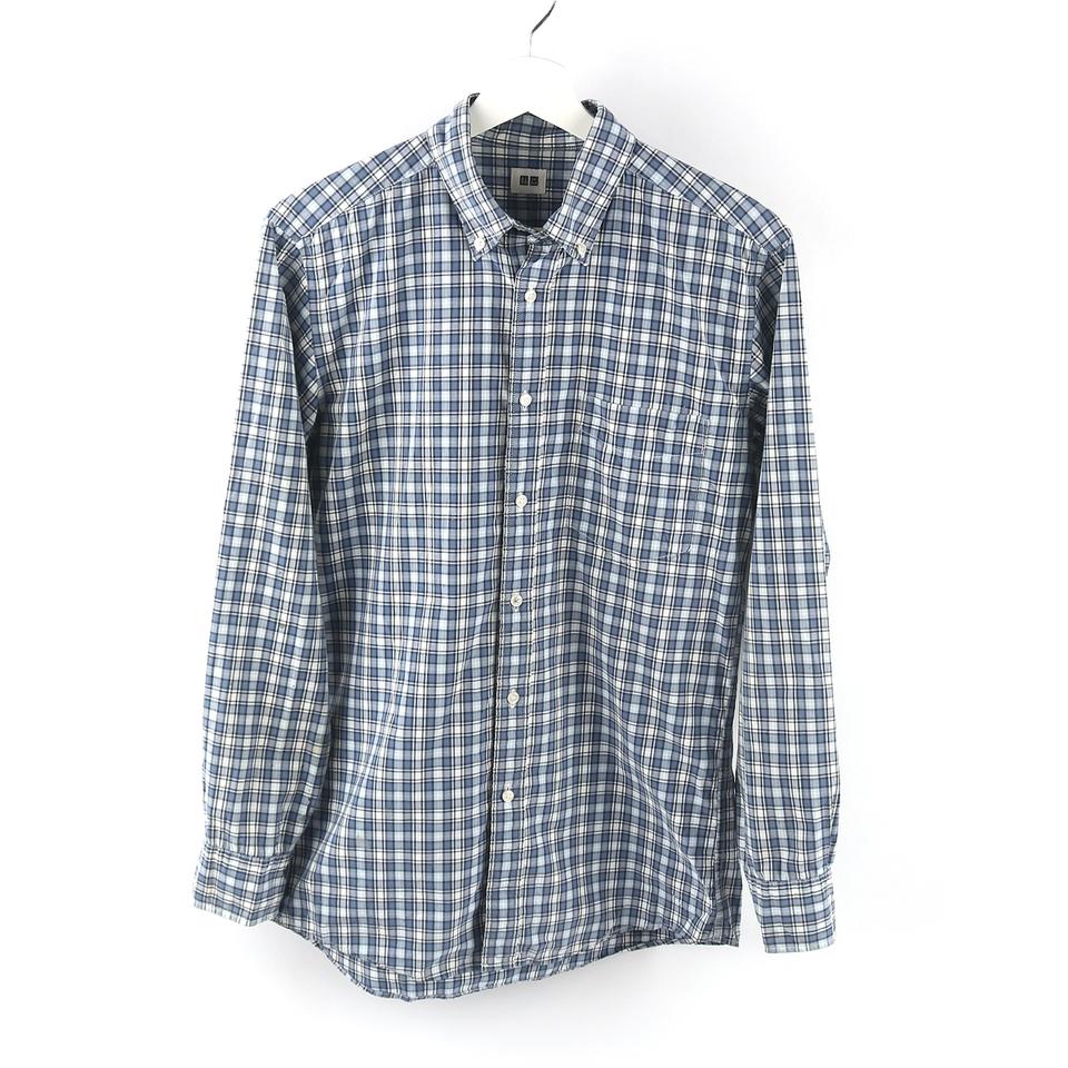 m / 유니클로 남성 중고 카라넥 셔츠 / P017 -114