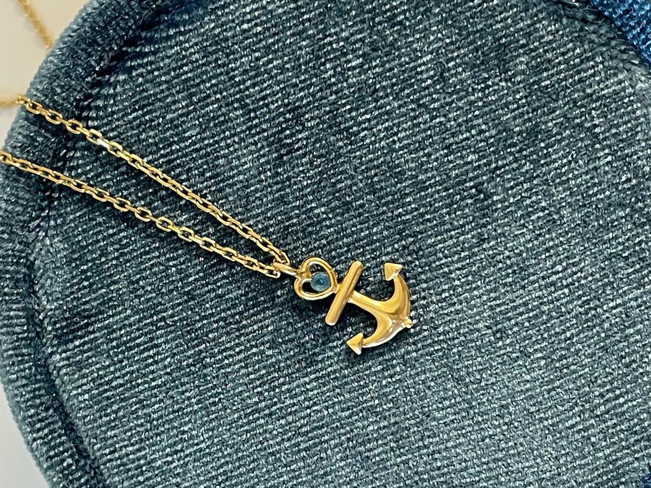 18k 미니 돛 팬던트 목걸이