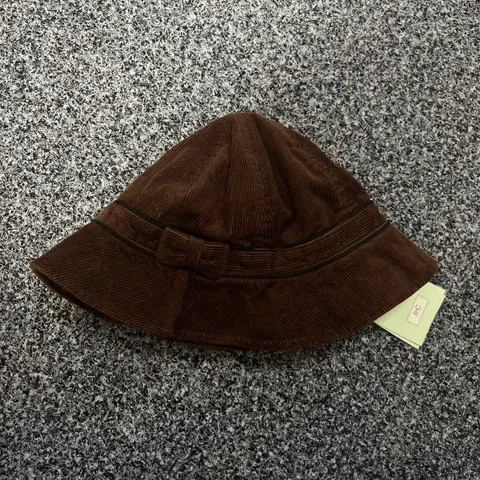 EnC 코듀로이 브라운 벙거지 모자