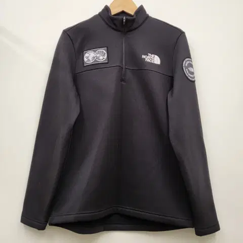 노스페이스 써밋 기모 반집업 긴팔티셔츠