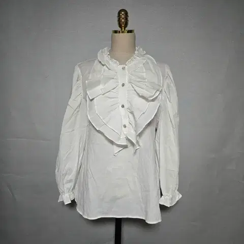 자라 프릴 블라우스