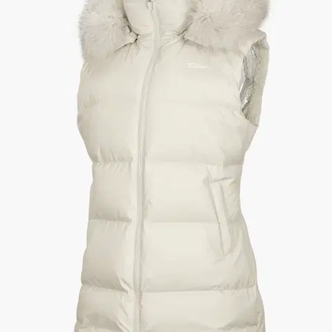 타이틀리스트 여성 겨울신상 하프 냉 다운 베스트