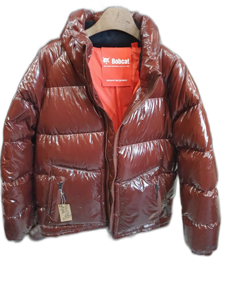 밥캣[신품급]Bobcat 숏패딩유광 브라운 105