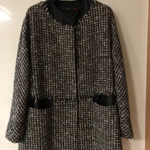 이새 isae 실크 트위드 자켓 코트 올드머니룩 하객룩 결혼식 출근룩