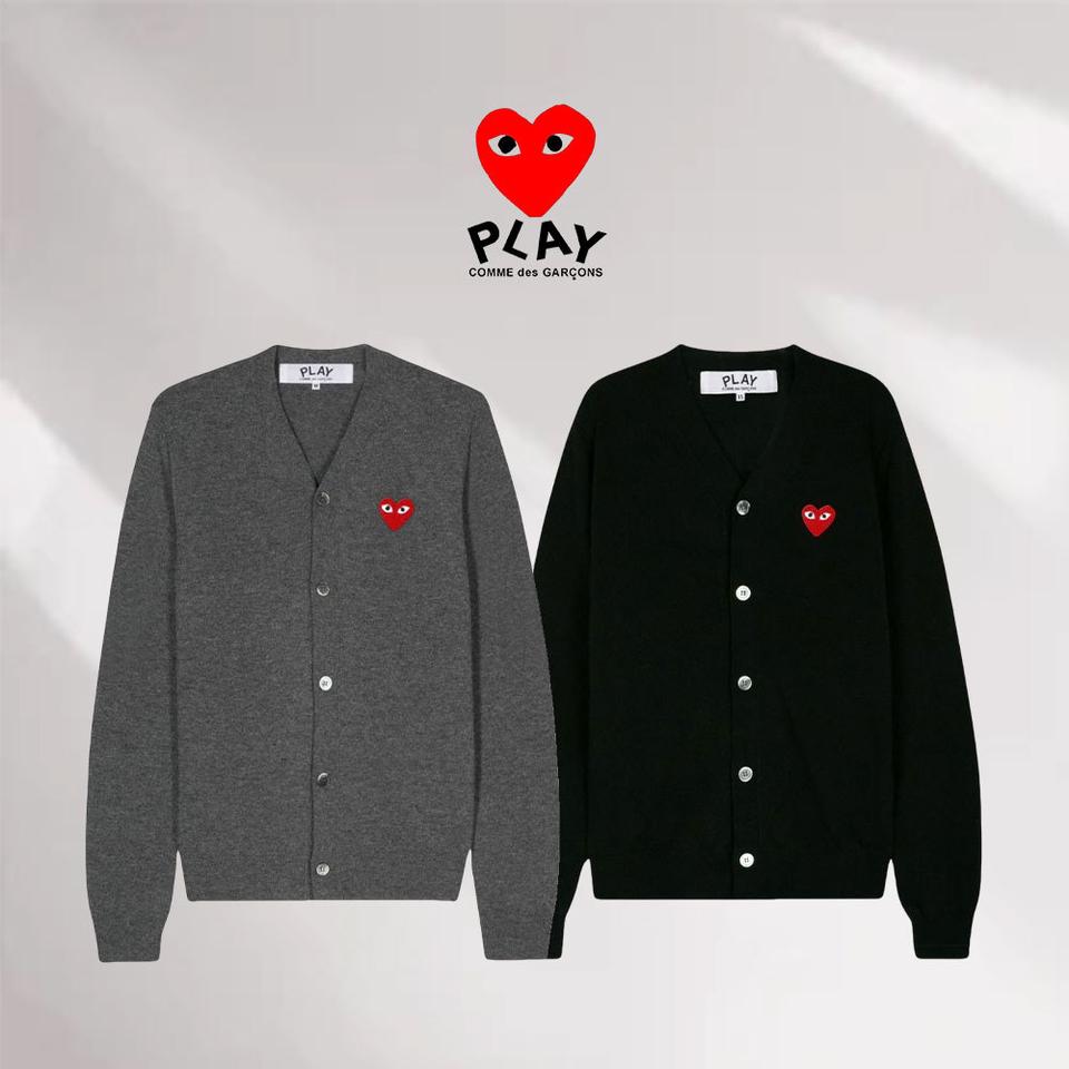 [새상품/정품/특가] 꼼데가르송 남여공용 브이넥 울 가디건