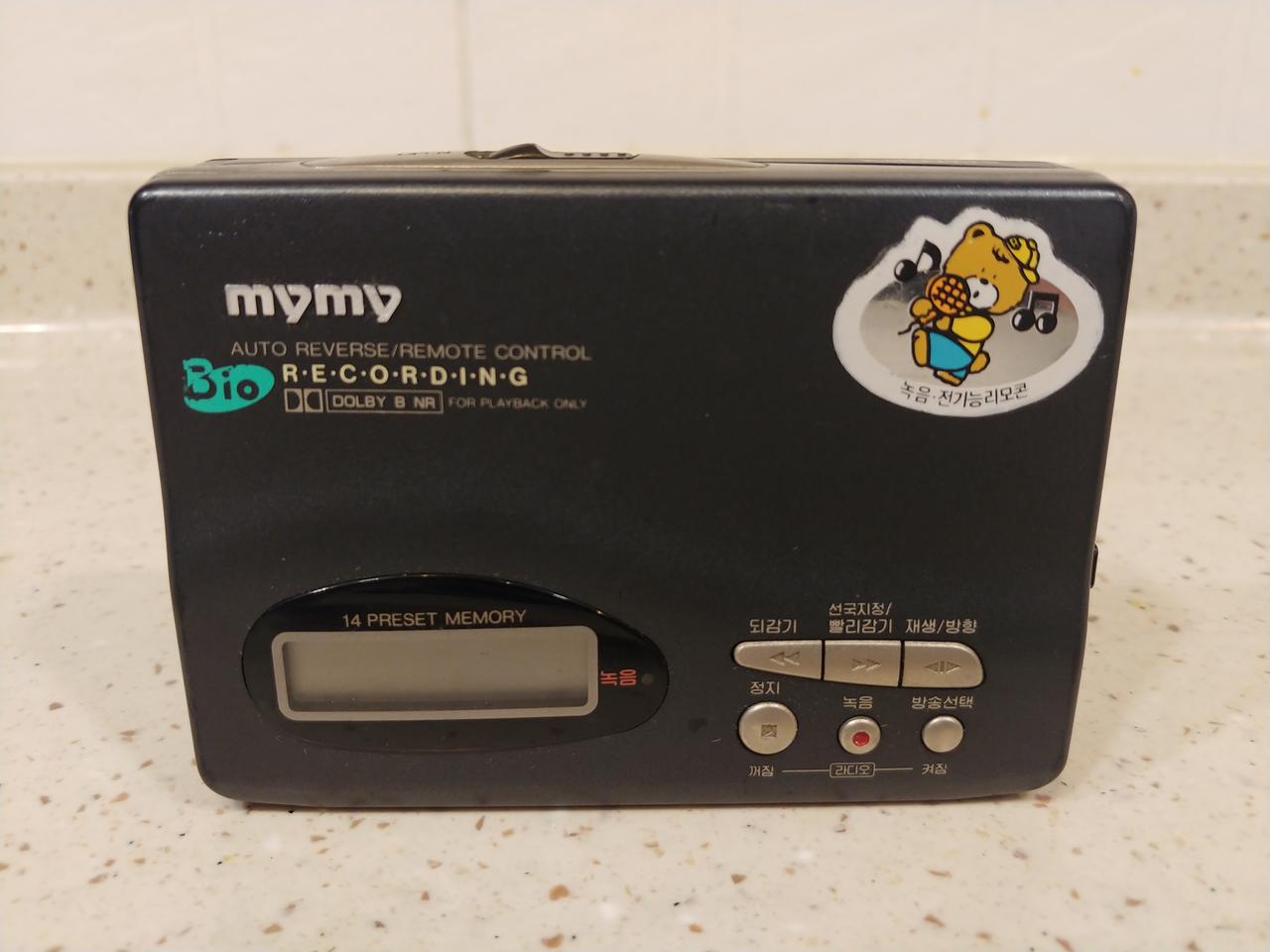 삼성(MY-A293B)-1 워크맨(라디오,카세트레코더플레이어)