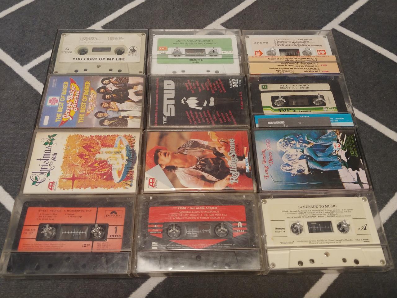 카세트테이프(가요,팝)53개 판매합니다.