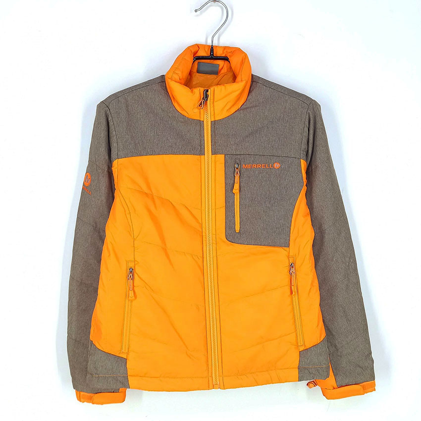 머렐 여 웰론충전 배색 경량패딩 오렌지S (HU27323)