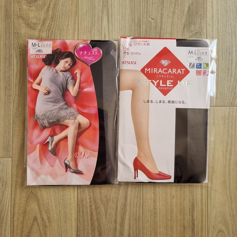 일본수입 아츠기 팬티스타킹 2장일괄