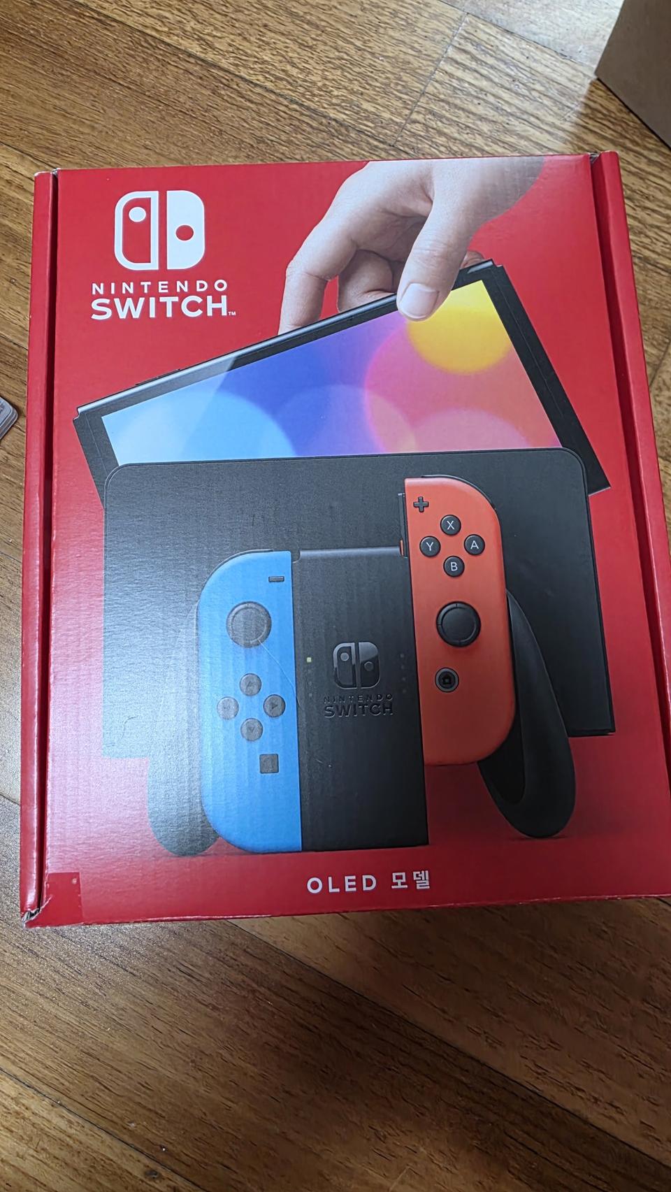 닌텐도스위치oled+게임팩3개