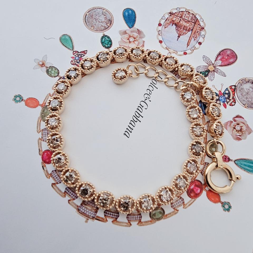 18k 다이아 팔찌