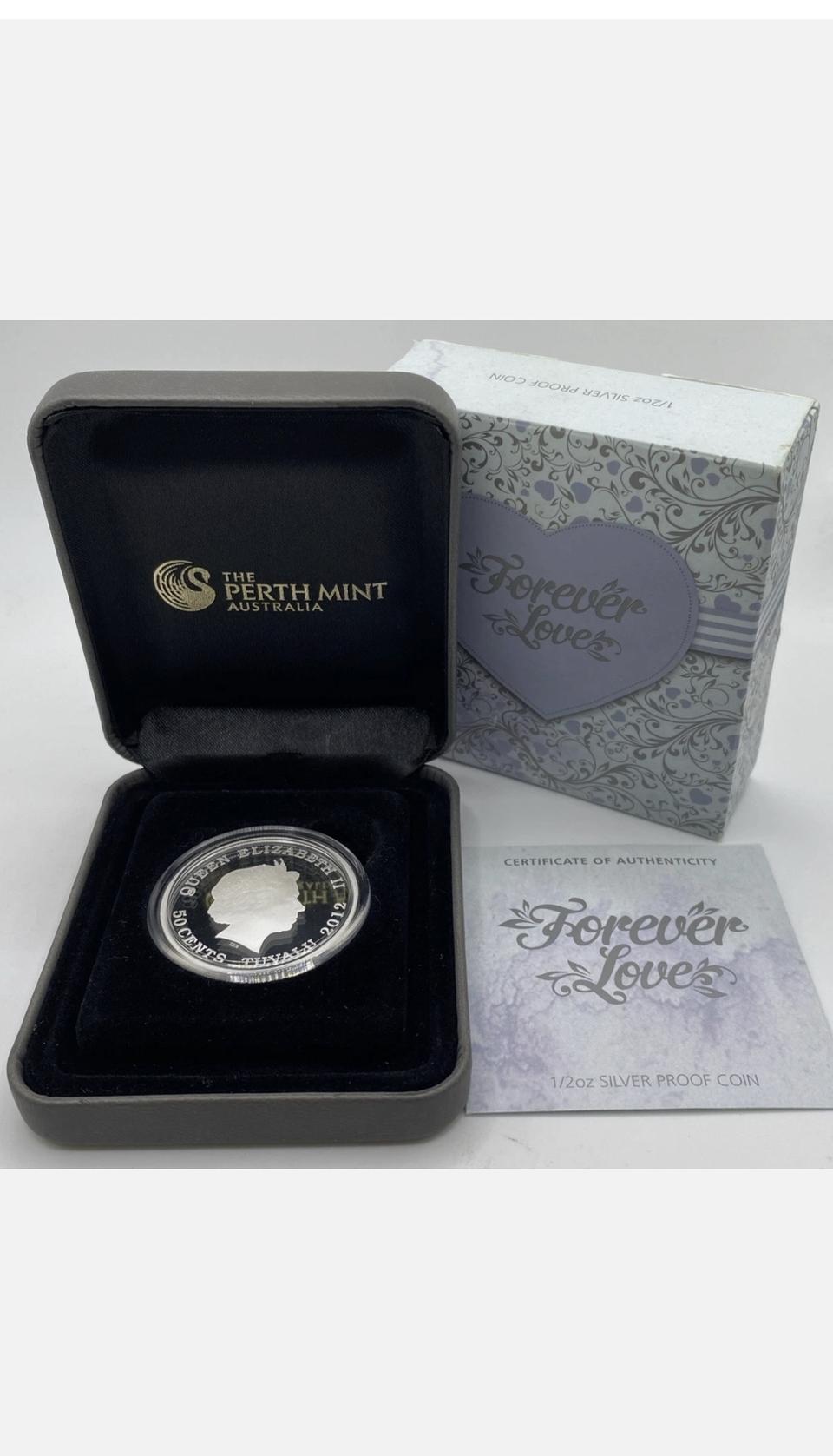 2012년  포에버 러브 코알라 .999 실버 프루프 은화