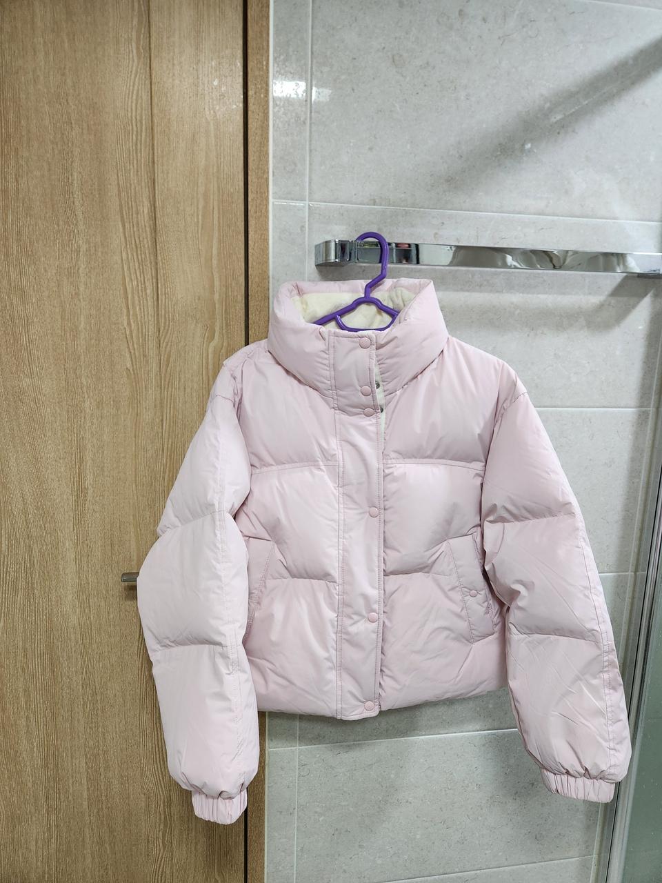 (새거급)연핑크 여자 패딩 90사이즈