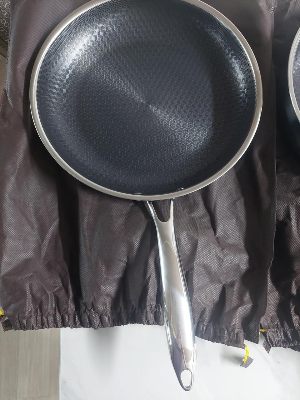 새상품 최신형 쿡셀 홀로그램 블랙큐브 불루 다이아몬드코팅 후라이팬 28c