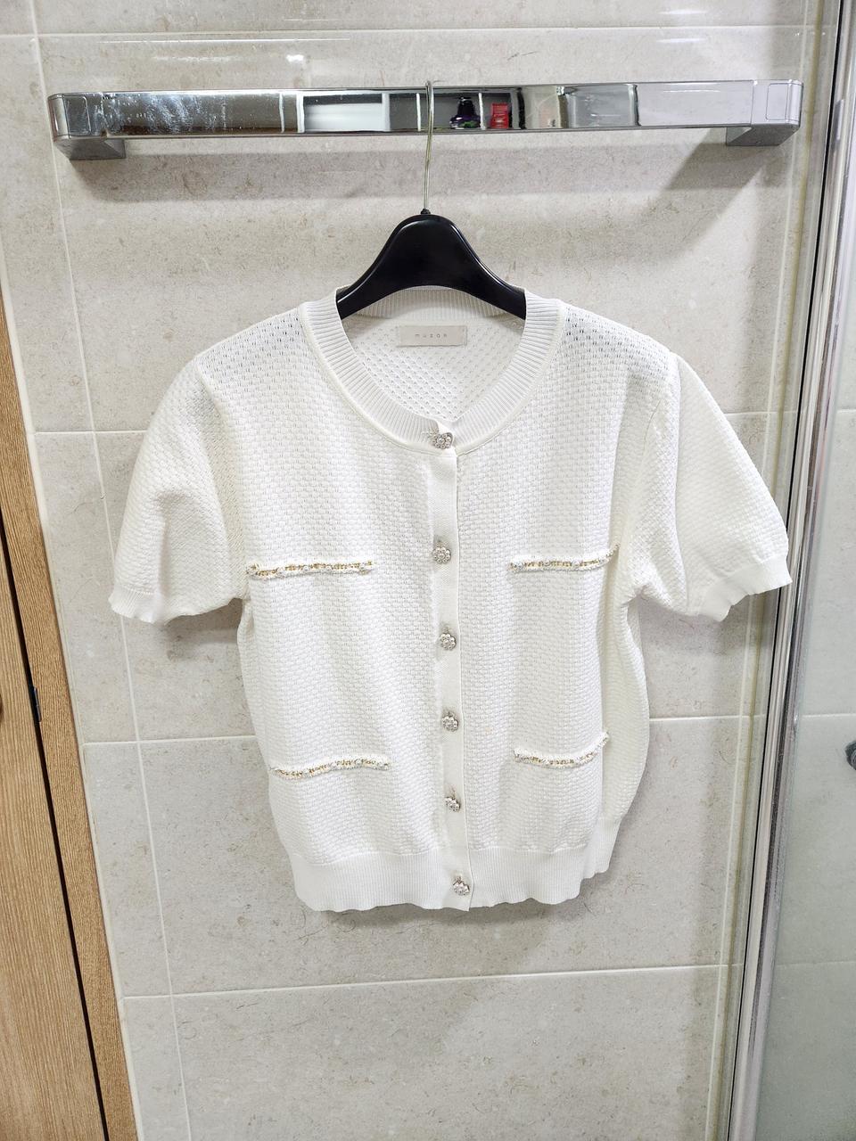 비즈 보석 니트