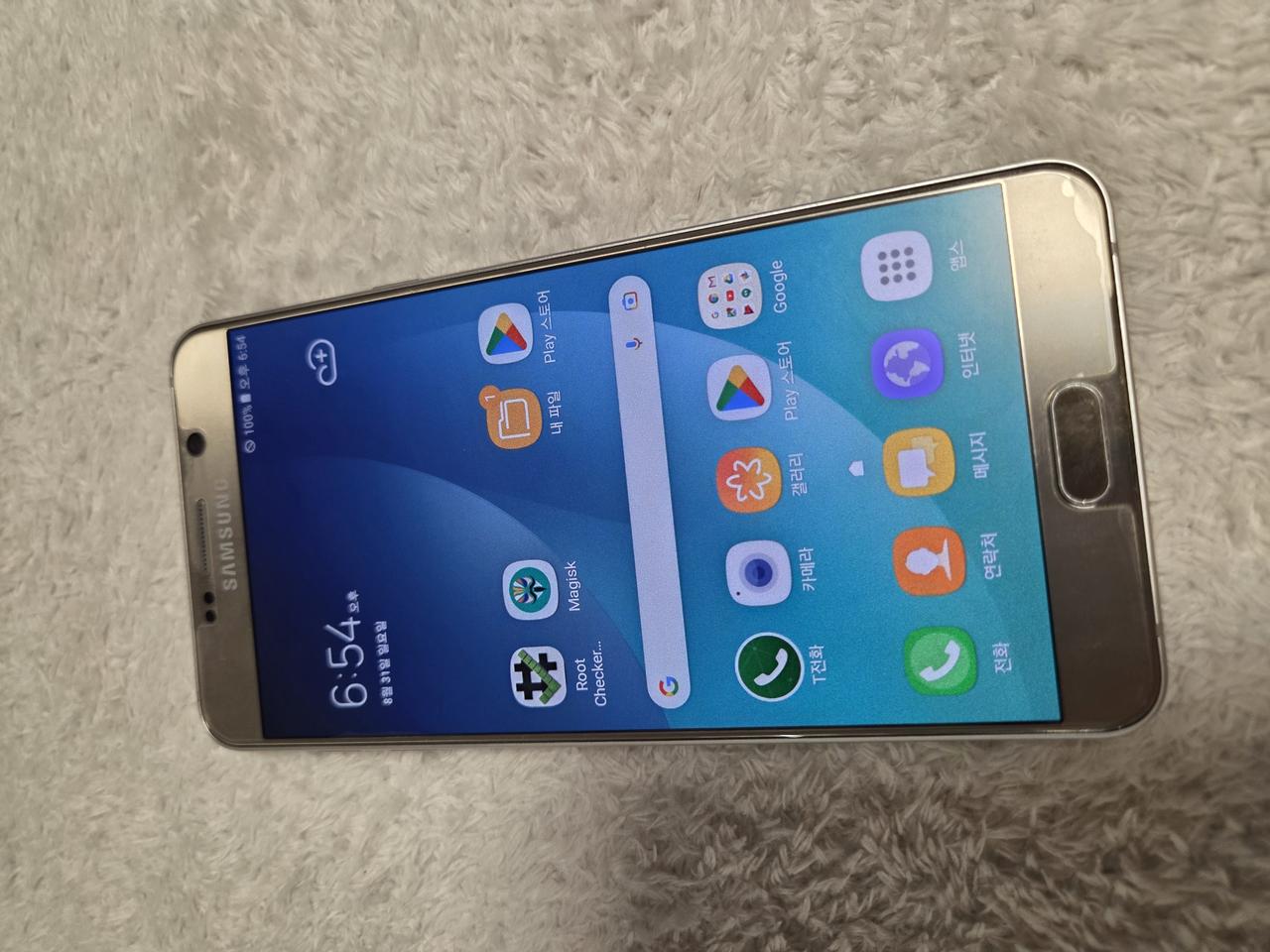 갤럭시노트5 골드 64GB 루팅