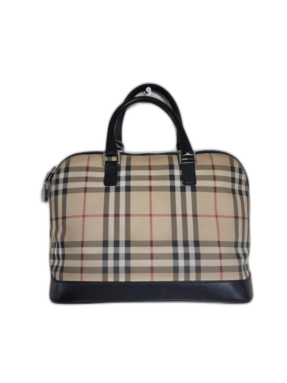 버버리 체크무늬 토트백 가방