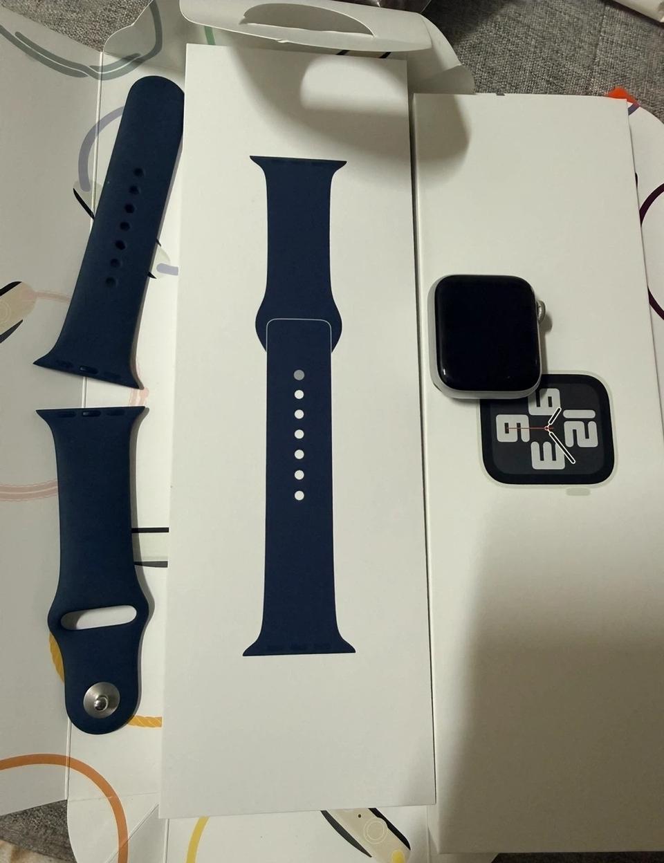 애플워치 se2 40mm 실버랑 스타라이트