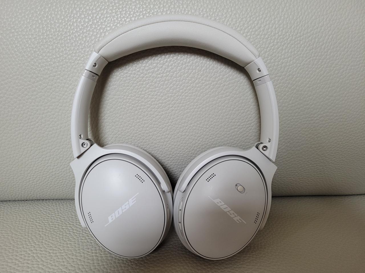보스 QC 헤드폰 화이트