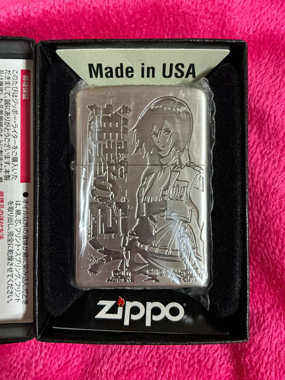 진격의 거인 미카사 아커만 한정판 지포라이터