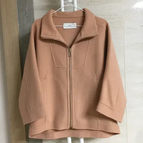 DeWL 듀엘 하이넥 집업 핸드메이드 루즈핏 코트 free