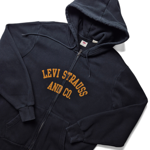 [L] 리바이스 아치로고 후드집업