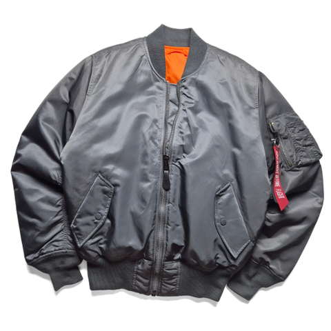 [S] 알파인더스트리 MA-1 플라이트 자켓 건메탈