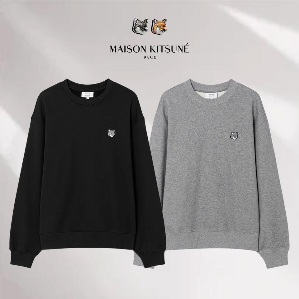 [새상품/QR정품] 메종키츠네 남여공용 그레이폭스 맨투맨