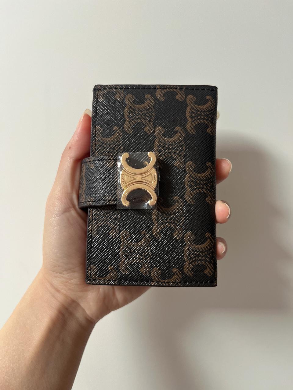 셀린느 아코디언 카드지갑 새상품