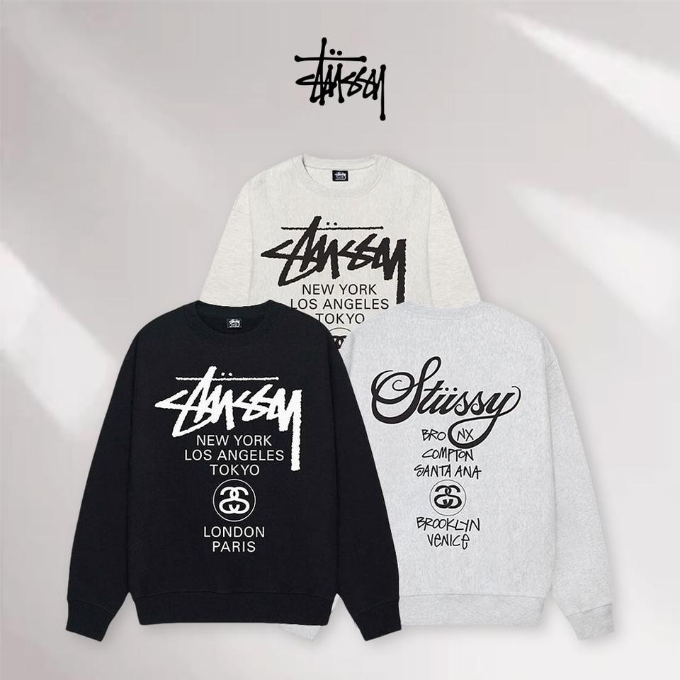 [새상품/정품/무료배송] 스투시 남여공용 월드투어 맨투맨