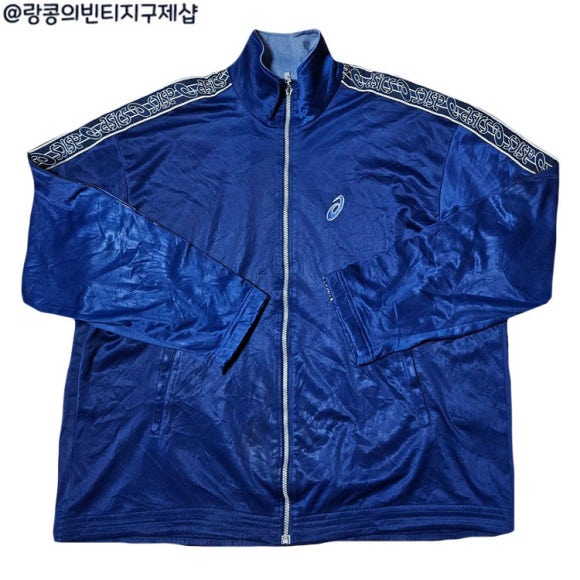 아식스 올드스쿨 빈티지 사이드라인 져지 자켓