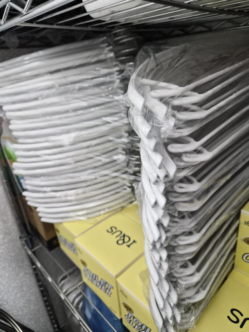 PVC 어깨뿔 방지 옷걸이 10개 1세트(새상품)